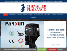 Tablet Screenshot of chevalier-plaisance.com